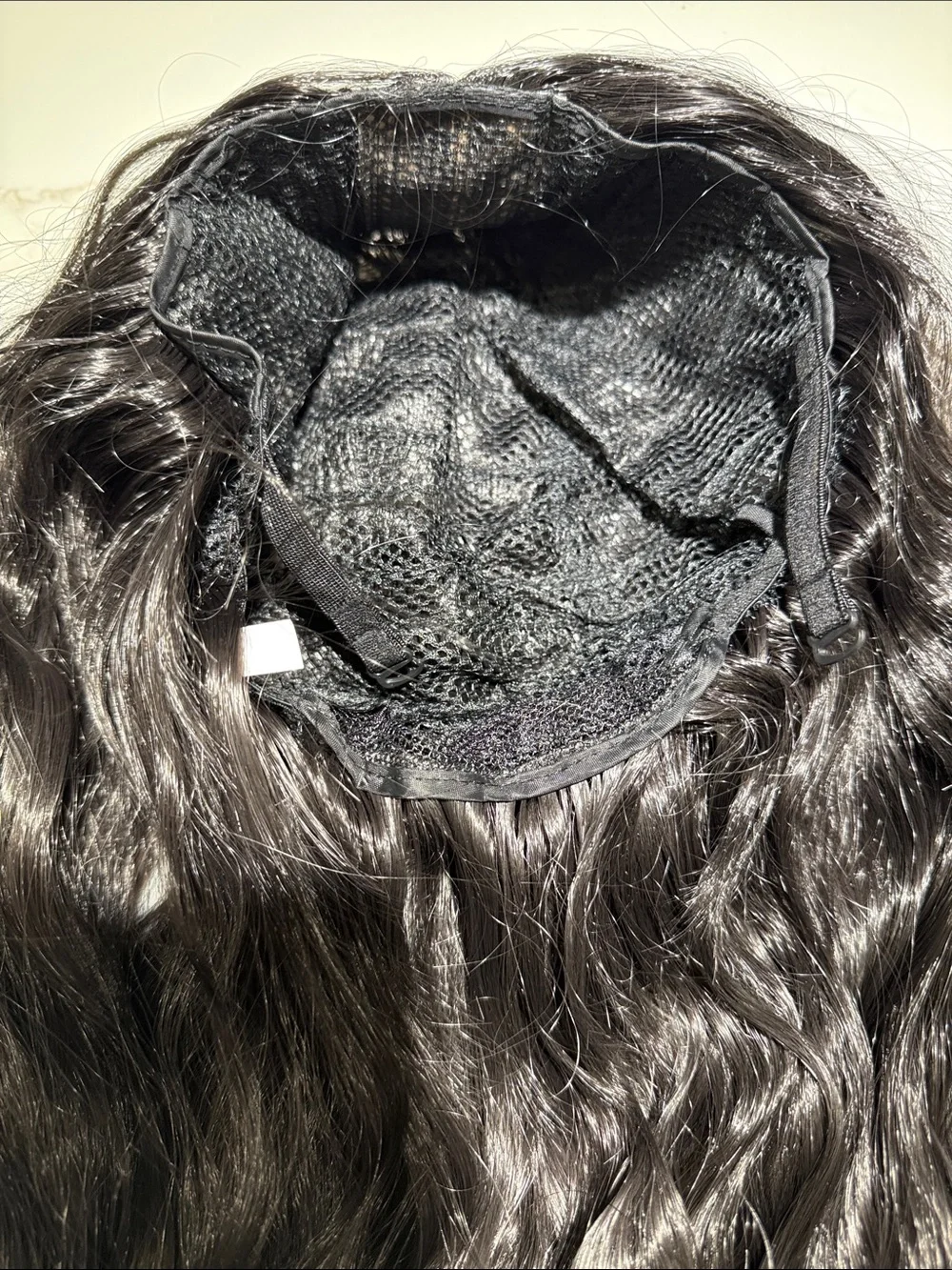 HAIR, 28” Wavy, Center Part Jet Black